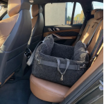 Autosedačka Golden dog 3v1 pre psa 57 x 50 x 36 cm – krémová